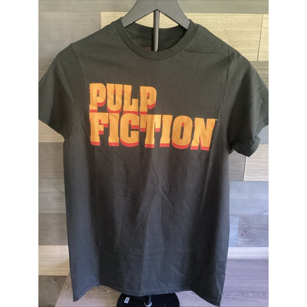 Pulp Fiction Cotton Black Graphic T-Shirt Size S 2020 Used S/S Mens